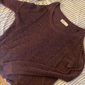 Hollister shoulder cut out sweater
